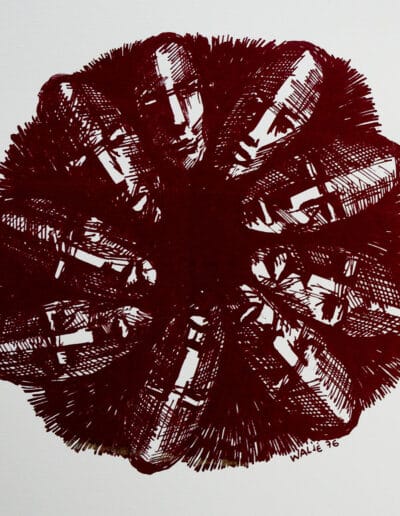 Sérigraphie sans titre 1976