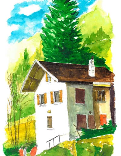 Maison d'Arlette et Ernest Draily à Abondance (Savoie-France)