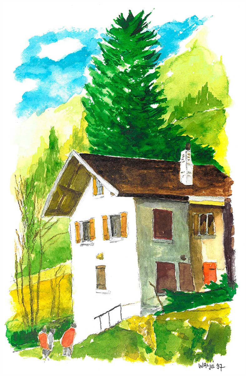 Maison d'Arlette et Ernest Draily à Abondance (Savoie-France)