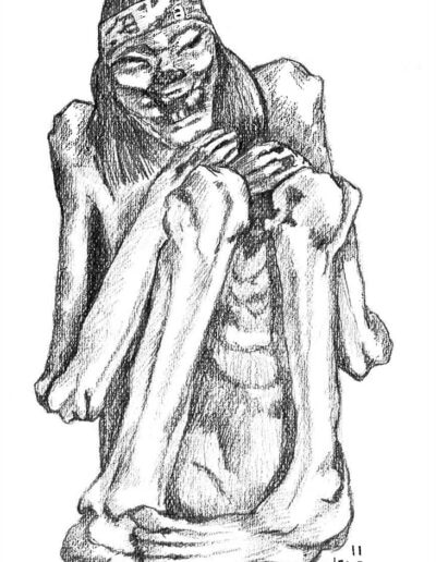 Momie péruvienne (Homme de Nazca-1800 ans)
