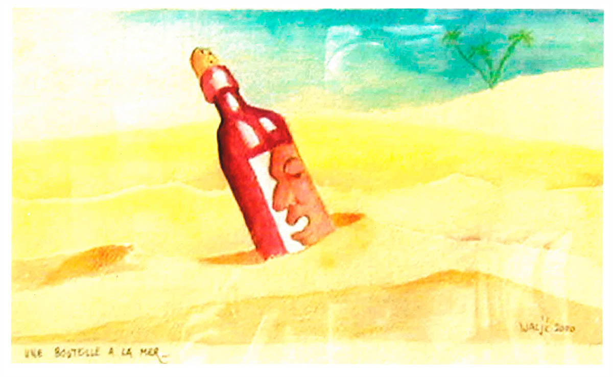 Une bouteille à la mer