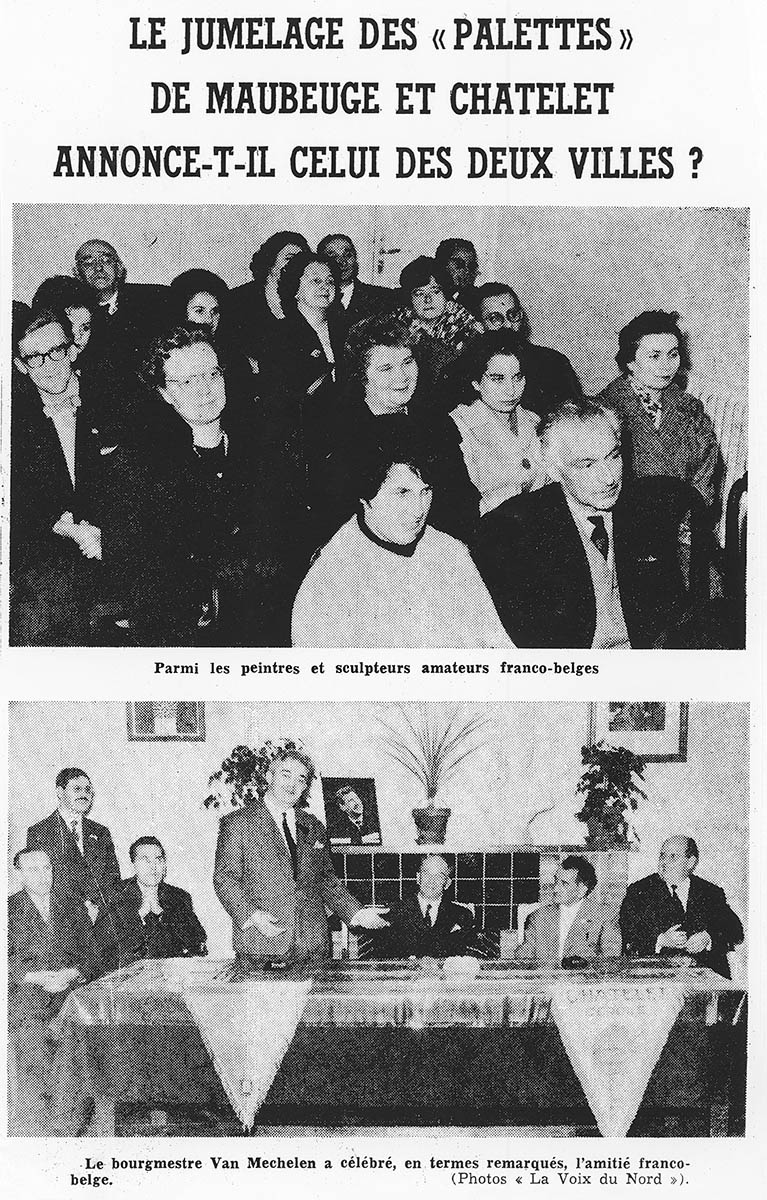 Châtelet - Jumelage avec Maubeuge - 1962 - Article 1