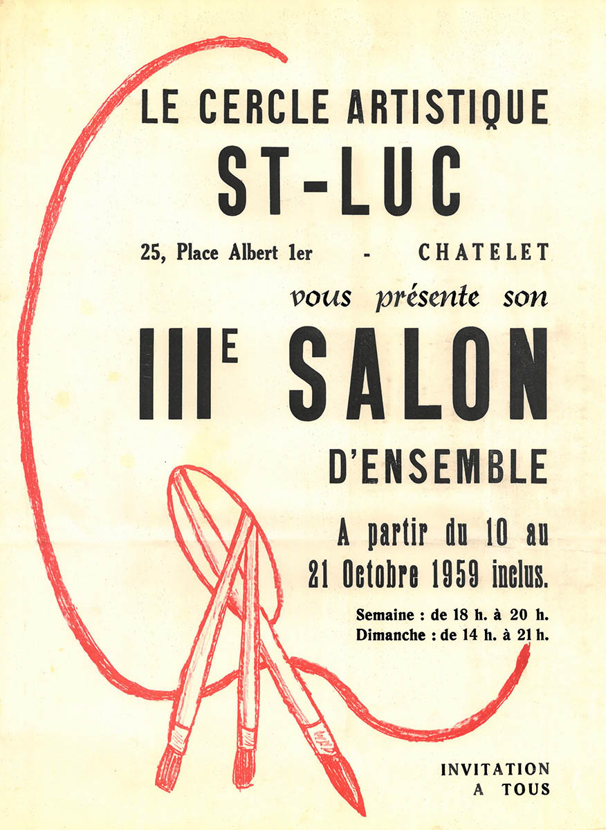 Châtelet - Expo collective 2 - Cercle St Luc - 1959