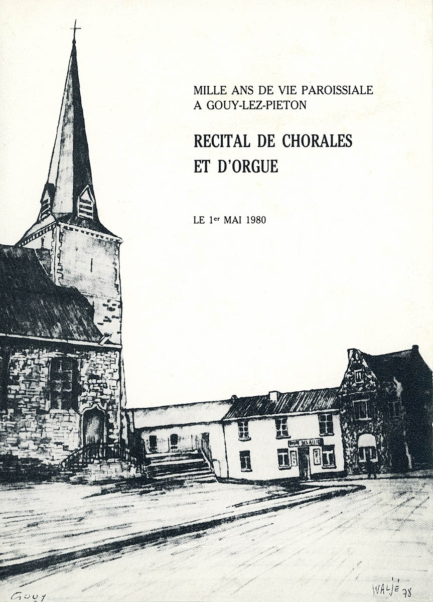 Gouy-Lez-Piéton - Expo collective 27 - Eglise St Martin - 1980 - Catalogue 1