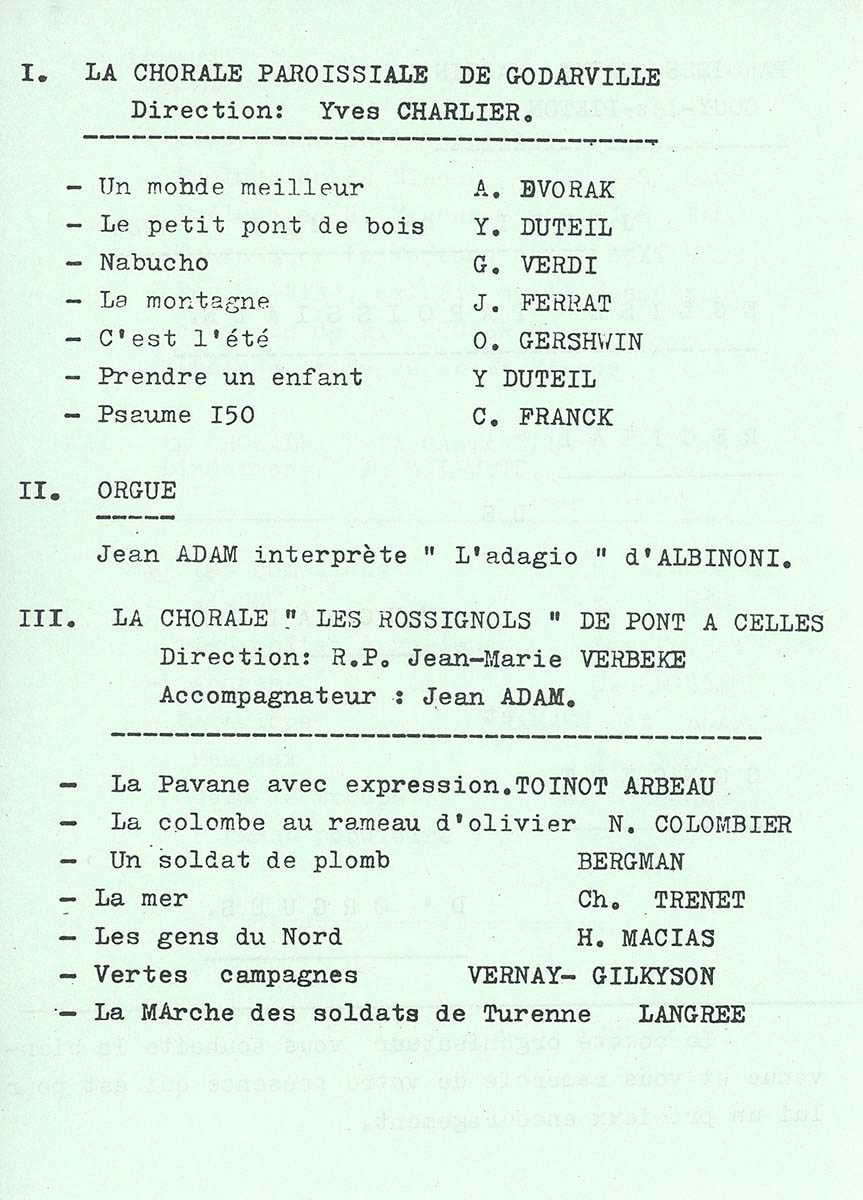 Gouy-Lez-Piéton - Expo collective 27 - Eglise St Martin - 1980 - Catalogue 3