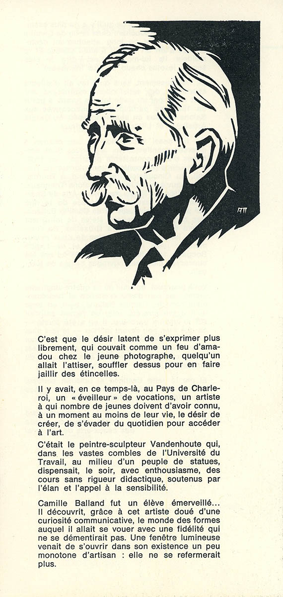 Courcelles- Expo collective 20 - Camille Balland - 1966 - Catalogue 4