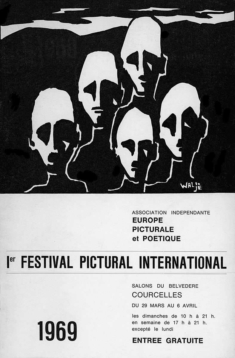 Courcelles- Expo collective 22 - Europe picturale et poétique - 1969