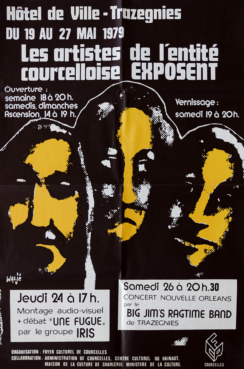 Trazegnies- Expo collective 24 - Hôtel de Ville - 1979