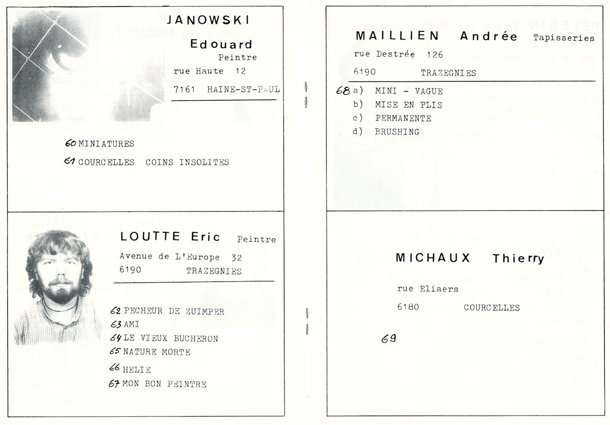 Trazegnies - Expo collective 30 - Salles du restaurant 