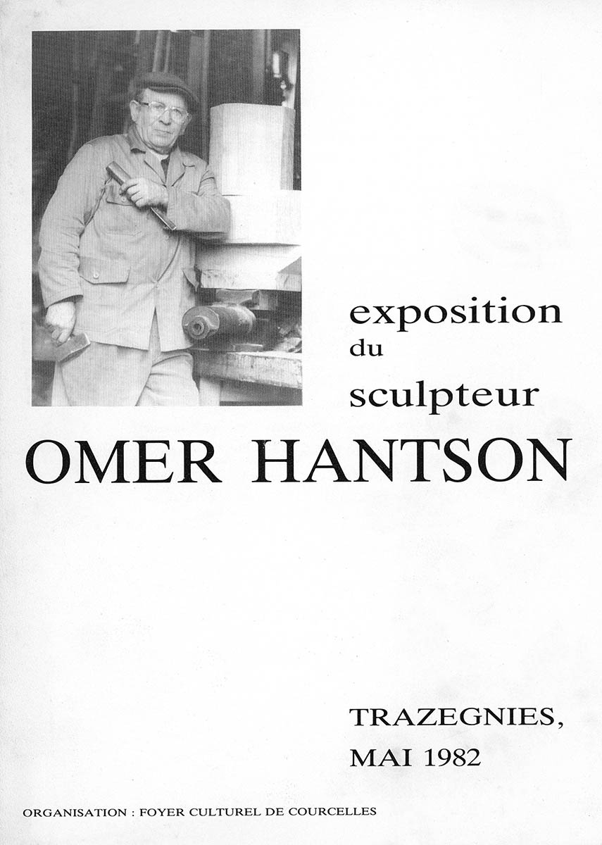 Courcelles - Expo collective 31 - Hommage à Omer HANTSON - 1982 - Catalogue 1
