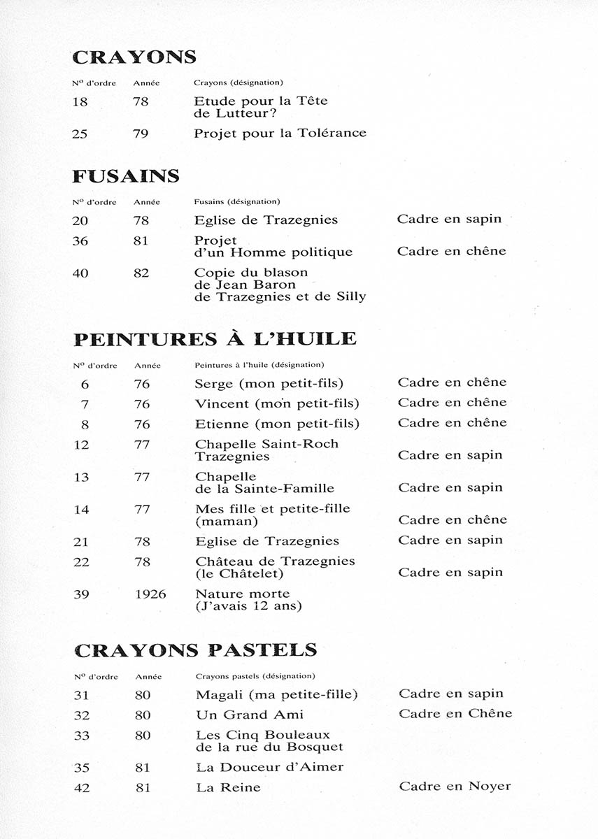 Courcelles - Expo collective 31 - Hommage à Omer HANTSON - 1982 - Catalogue 3