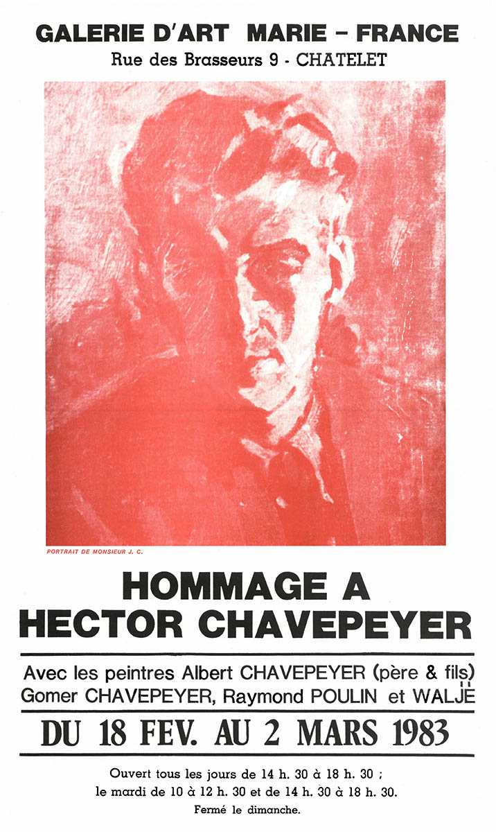 Châtelet - Expo collective 33 - Hommage à Hector Chavepeyer - 1983