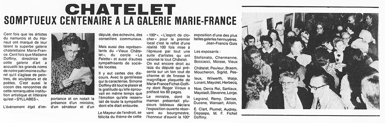 Châtelet - Expo collective 38 - Galerie 