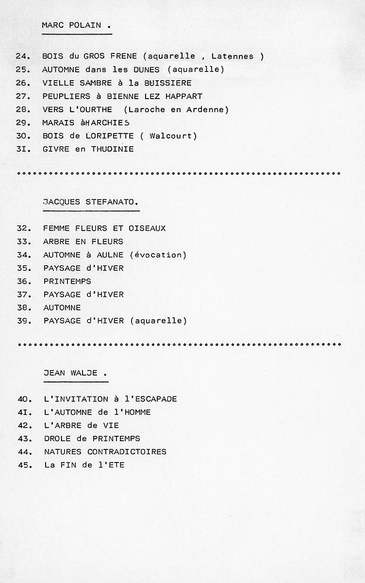 Marcinelle- Expo collective 40 - Galerie 