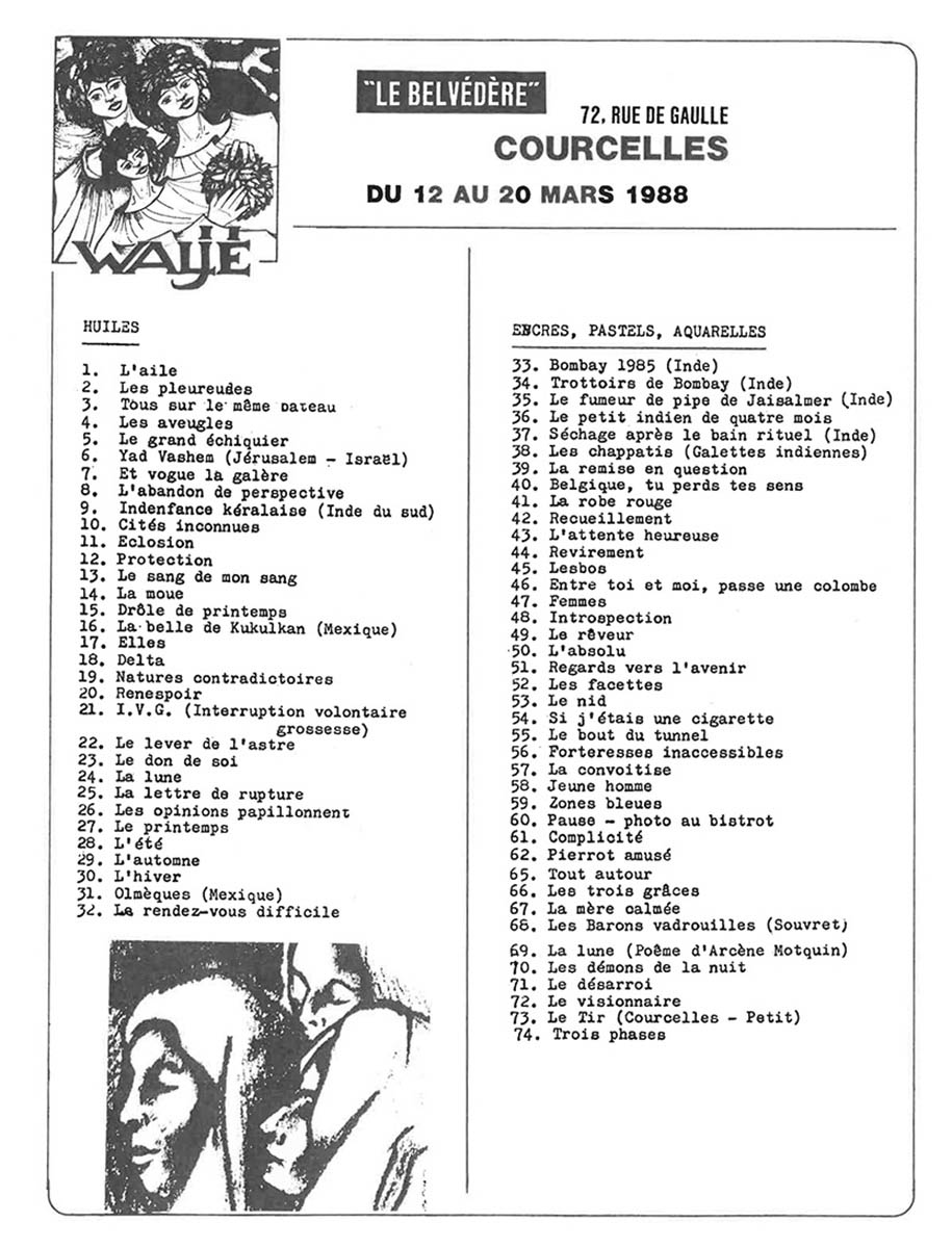 Courcelles- Expo collective 48 - Salle 