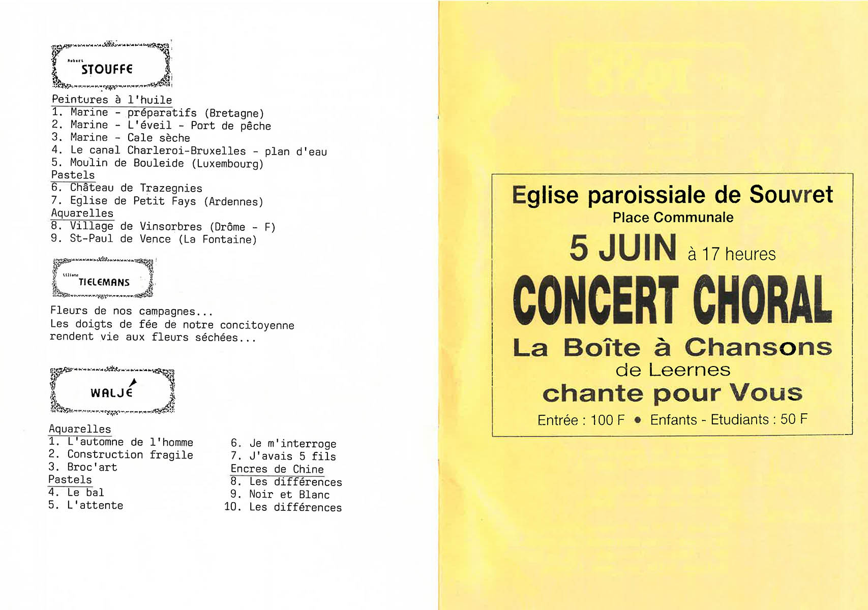Souvret - Expo collective 50 - 