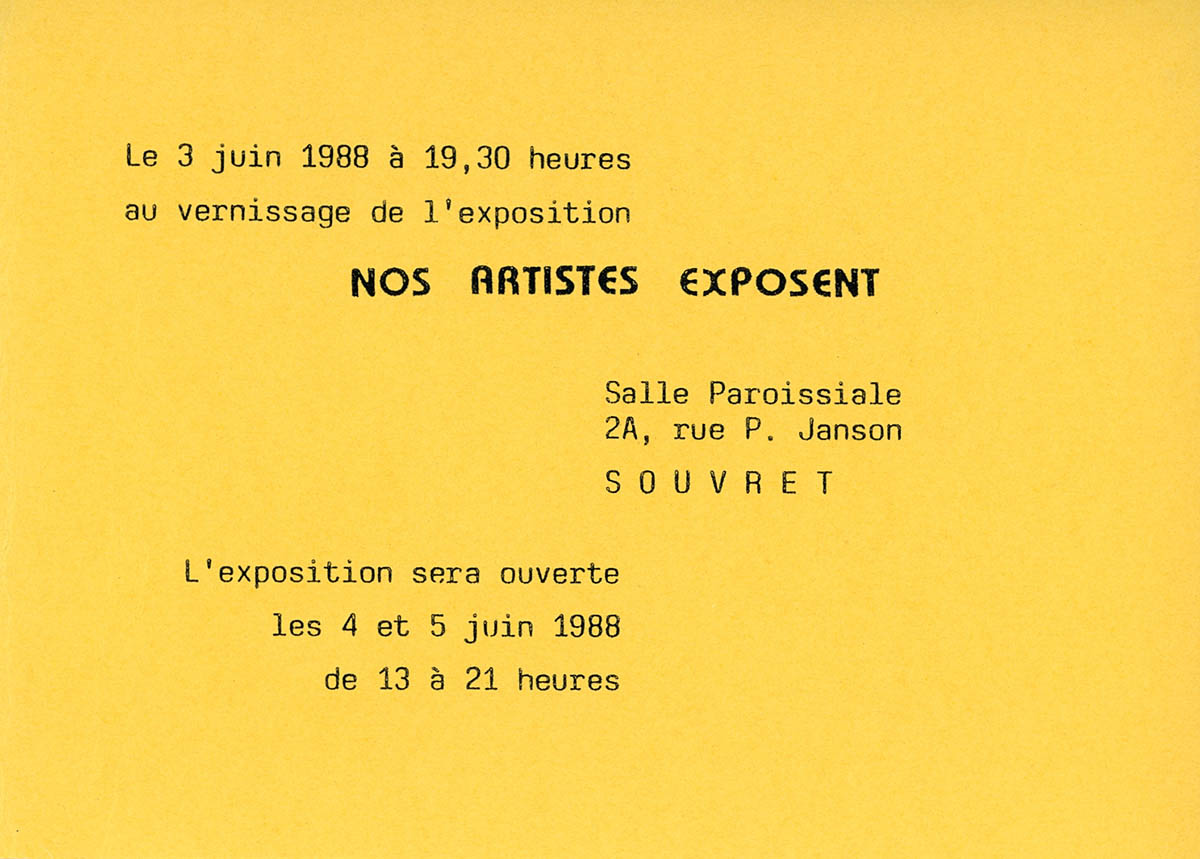 Souvret - Expo collective 50 - 
