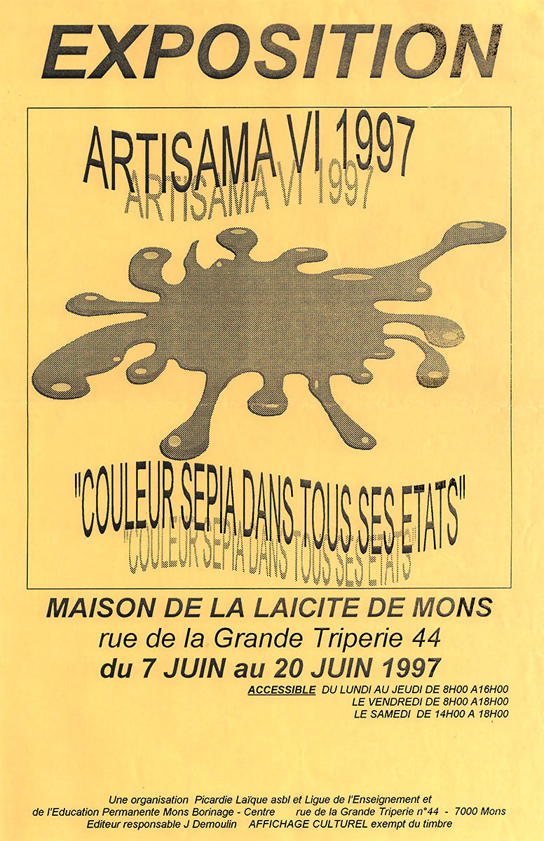 Mons - Expo collective 70 - Maison de la Laïcité - 1997