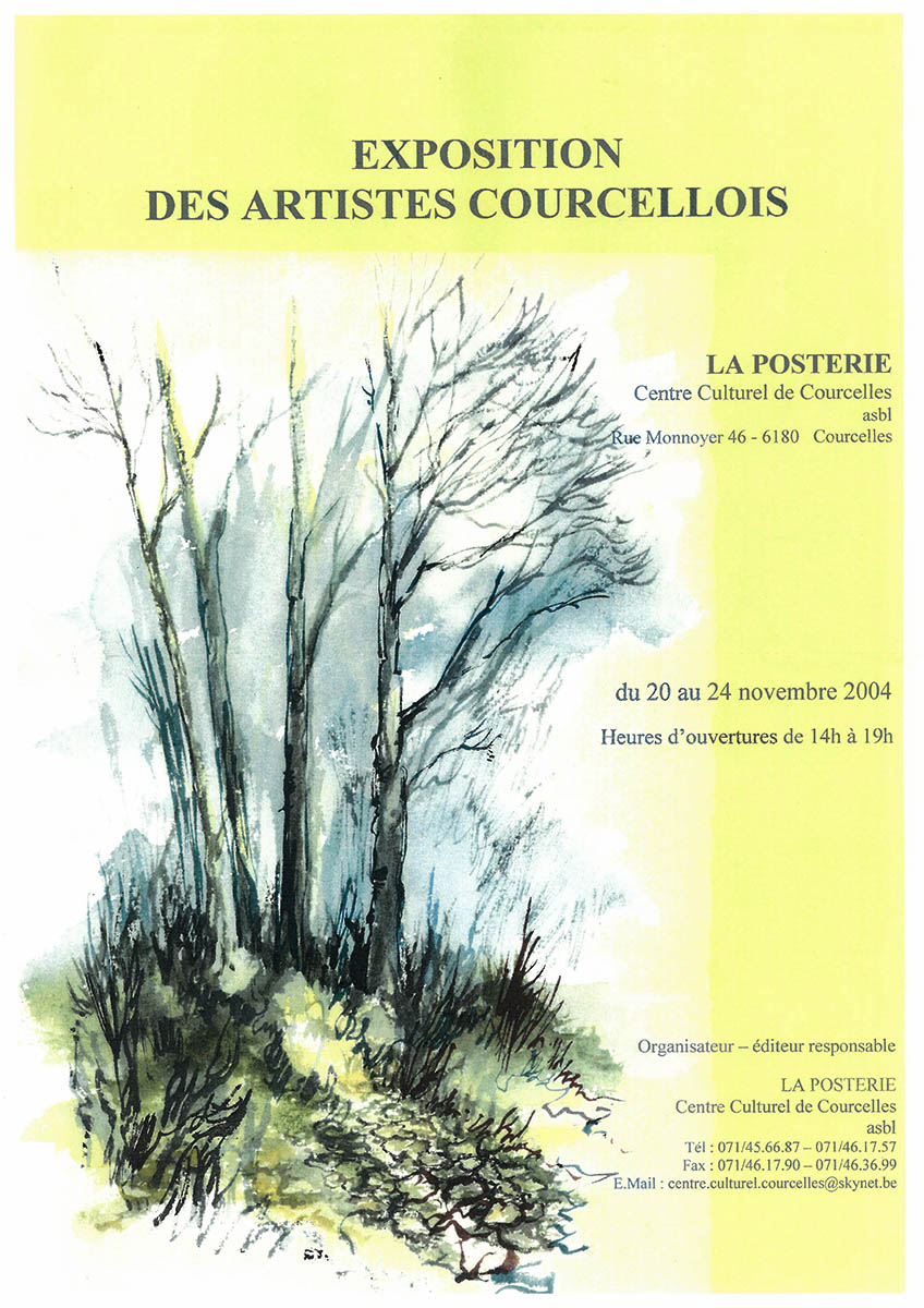 Courcelles - Expo collective 95 - Centre culturel 
