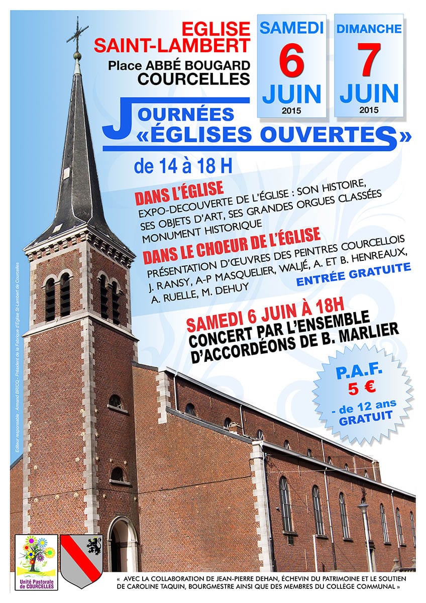 Exposition collective 99 en l'église St Lambert du Petit-Courcelles - Juin 2015