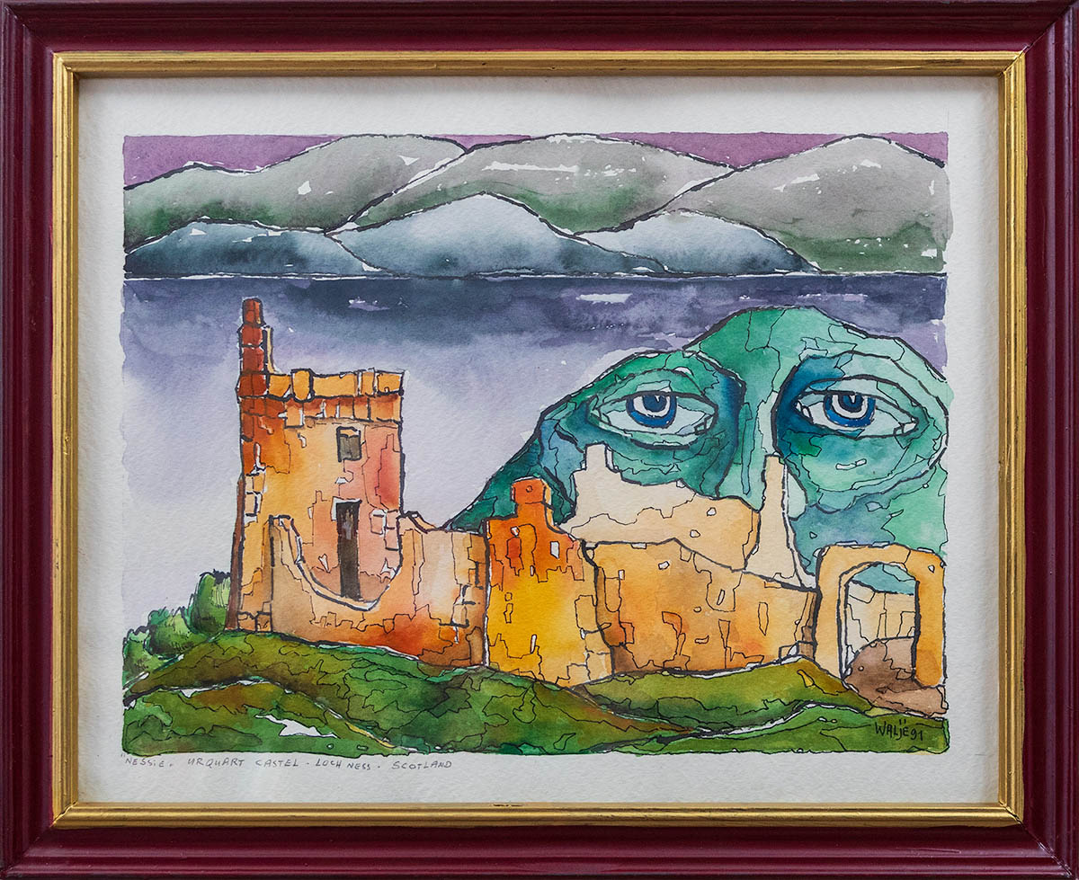 Nessie Urquhart Castel (Scotland-Loch Ness)